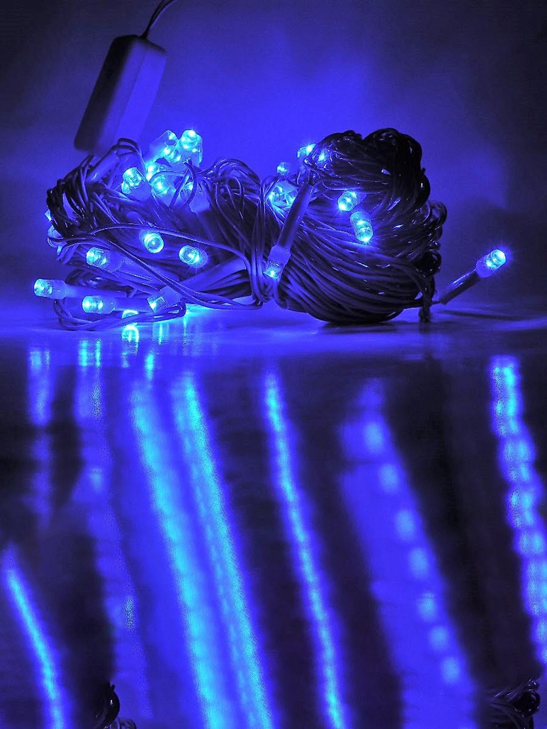 

Glimmer Lightings Blue LED String Lights
