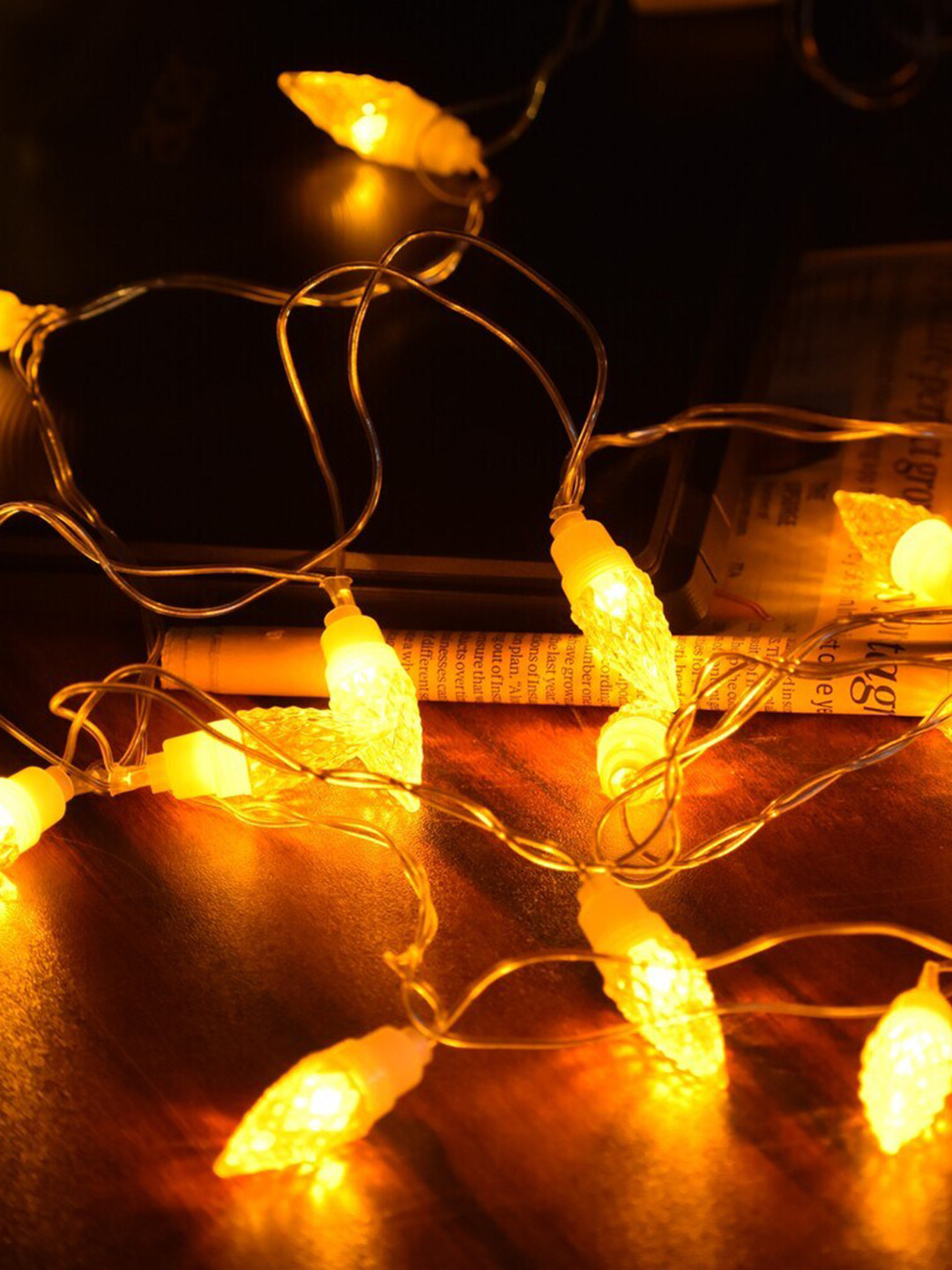 

Glimmer Lightings Yellow Small Rocket String Lights