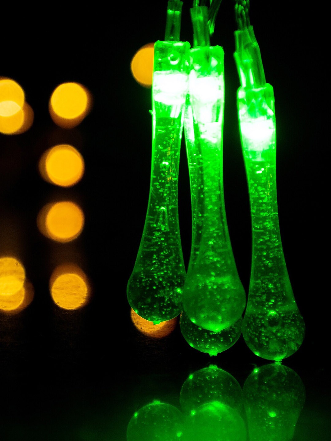 

Glimmer Lightings Green Bubble Tube String Lights