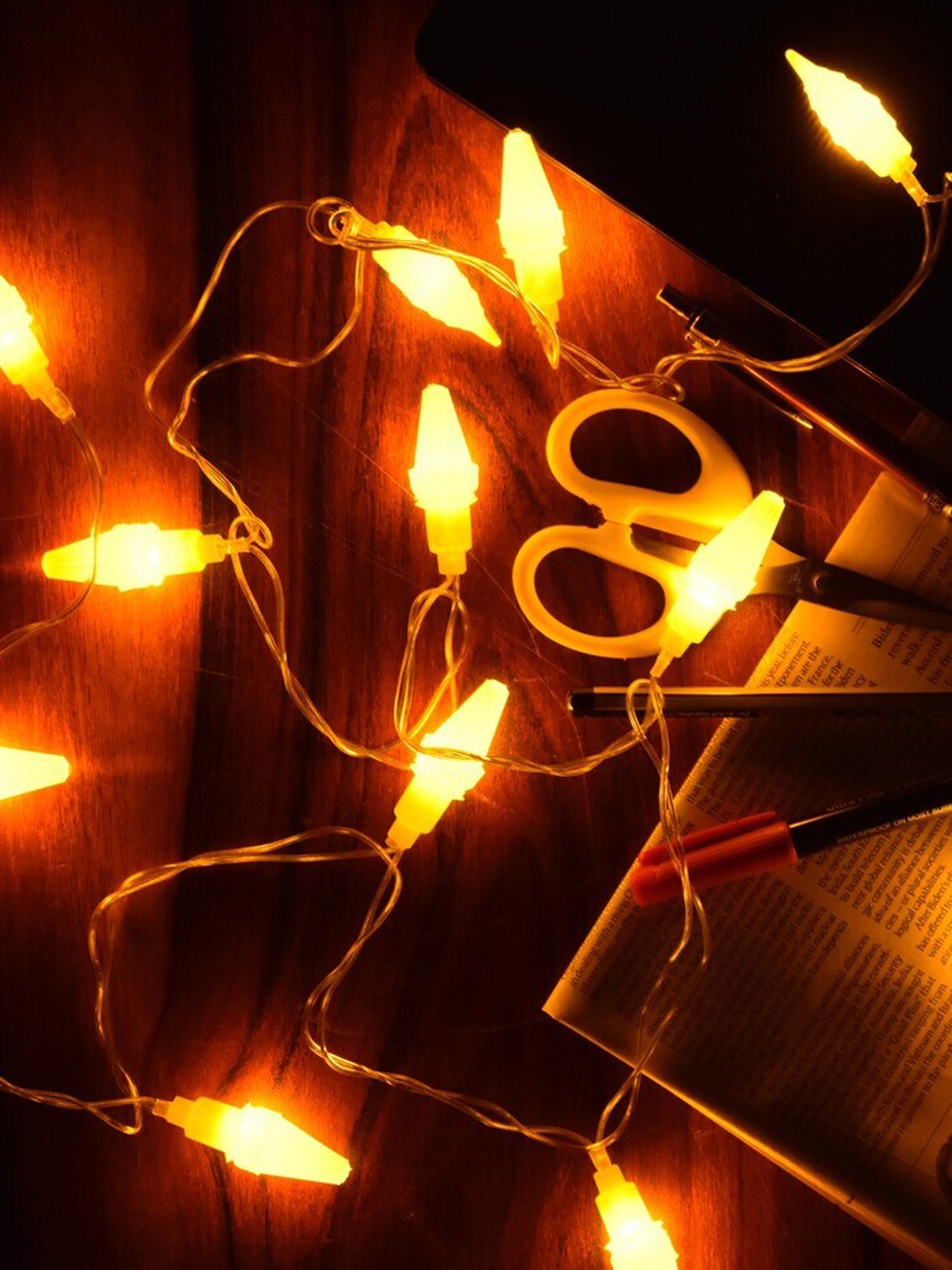 

Glimmer Lightings Yellow Small Bullet String Lights