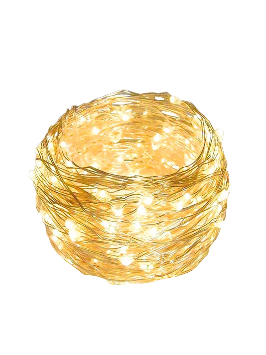 

Glimmer Lightings Yellow Long Fairy String Lights With 8 Modes