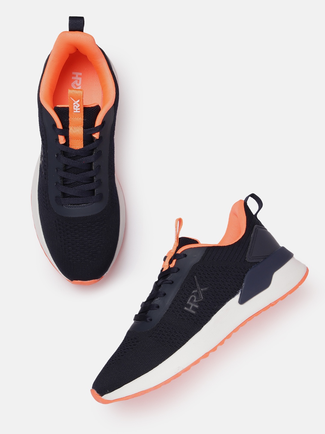 

HRX by Hrithik Roshan Men Woven Design Retro ACE Sneaker, Black