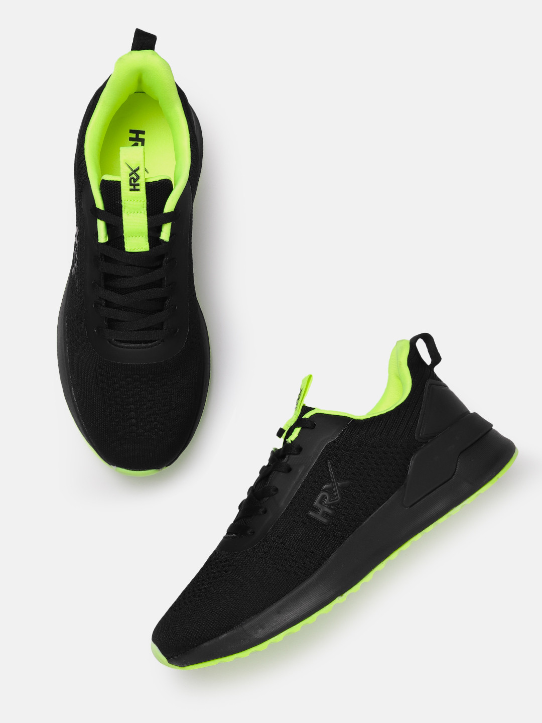 

HRX by Hrithik Roshan Men Woven Design Retro ACE Sneaker, Black