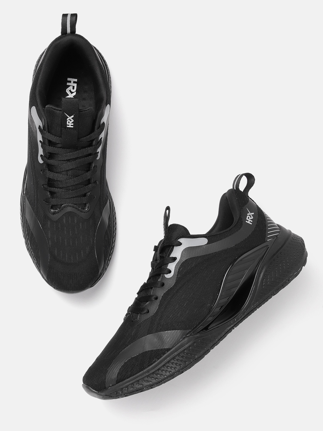 

HRX by Hrithik Roshan Men Woven Design Dynamic Running Shoes, Black