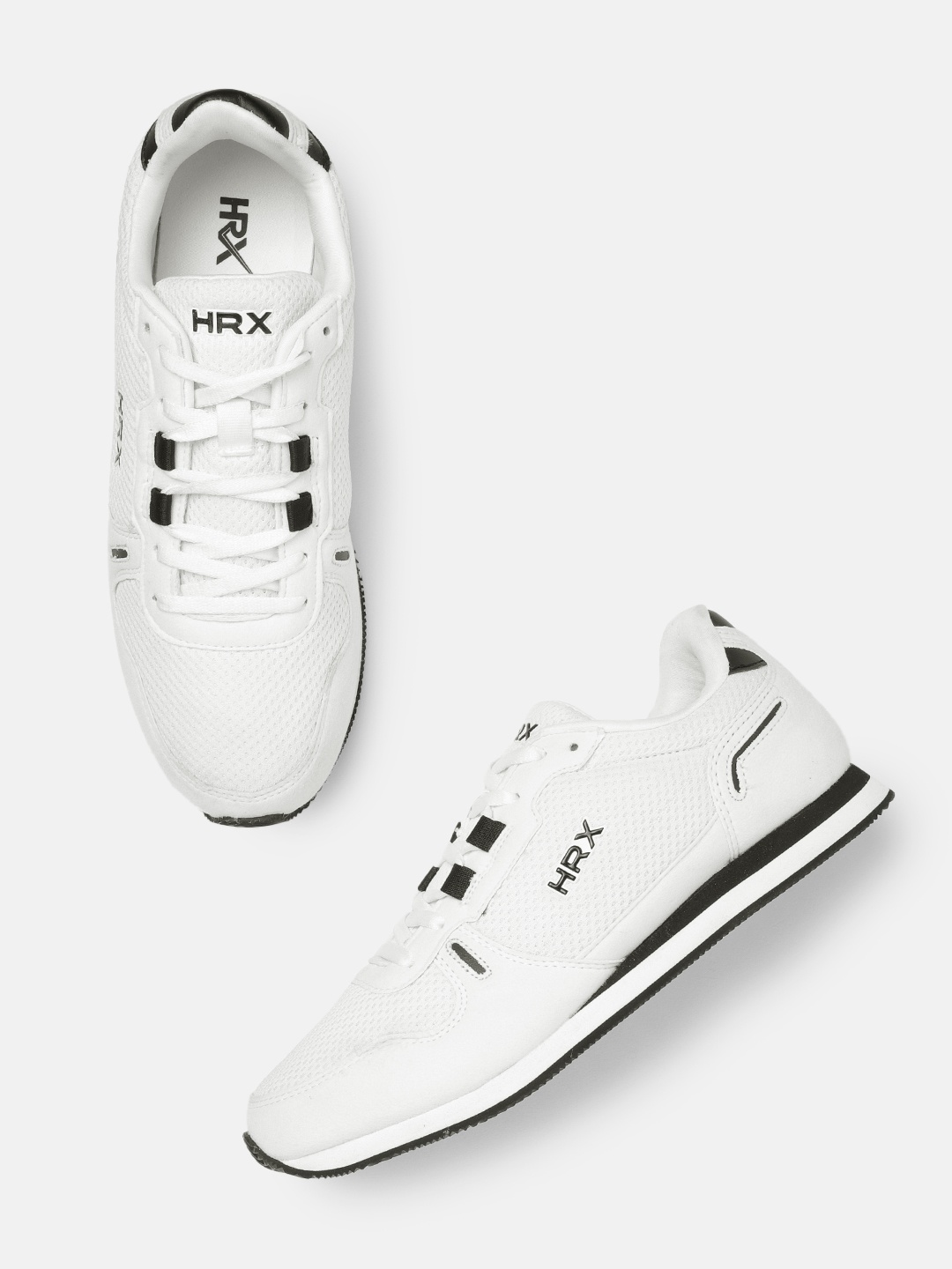 

HRX by Hrithik Roshan Men Woven Design Retro ACE Sneaker, White