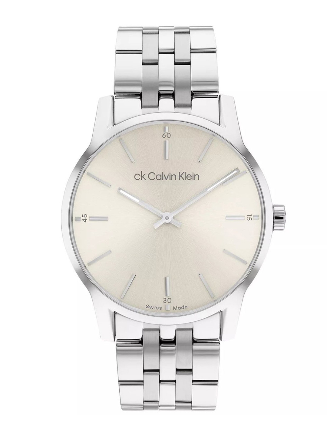 

Calvin Klein Unisex Bracelet Style Straps Analogue Watch, Beige