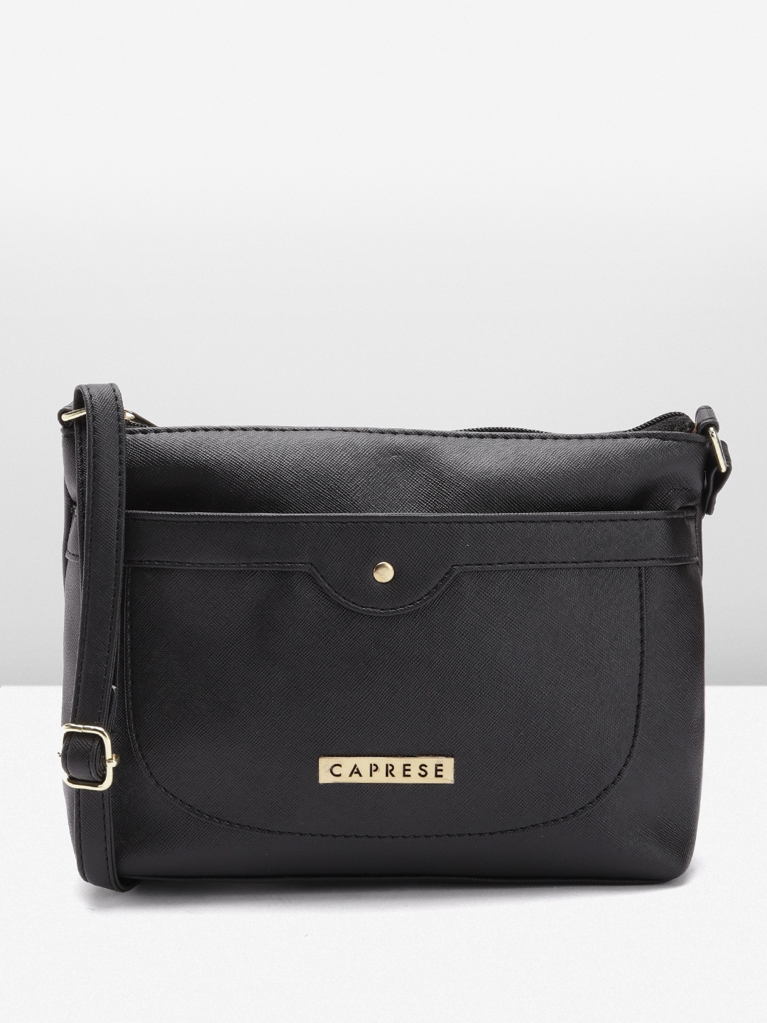

Caprese Structured Sling Bag, Black