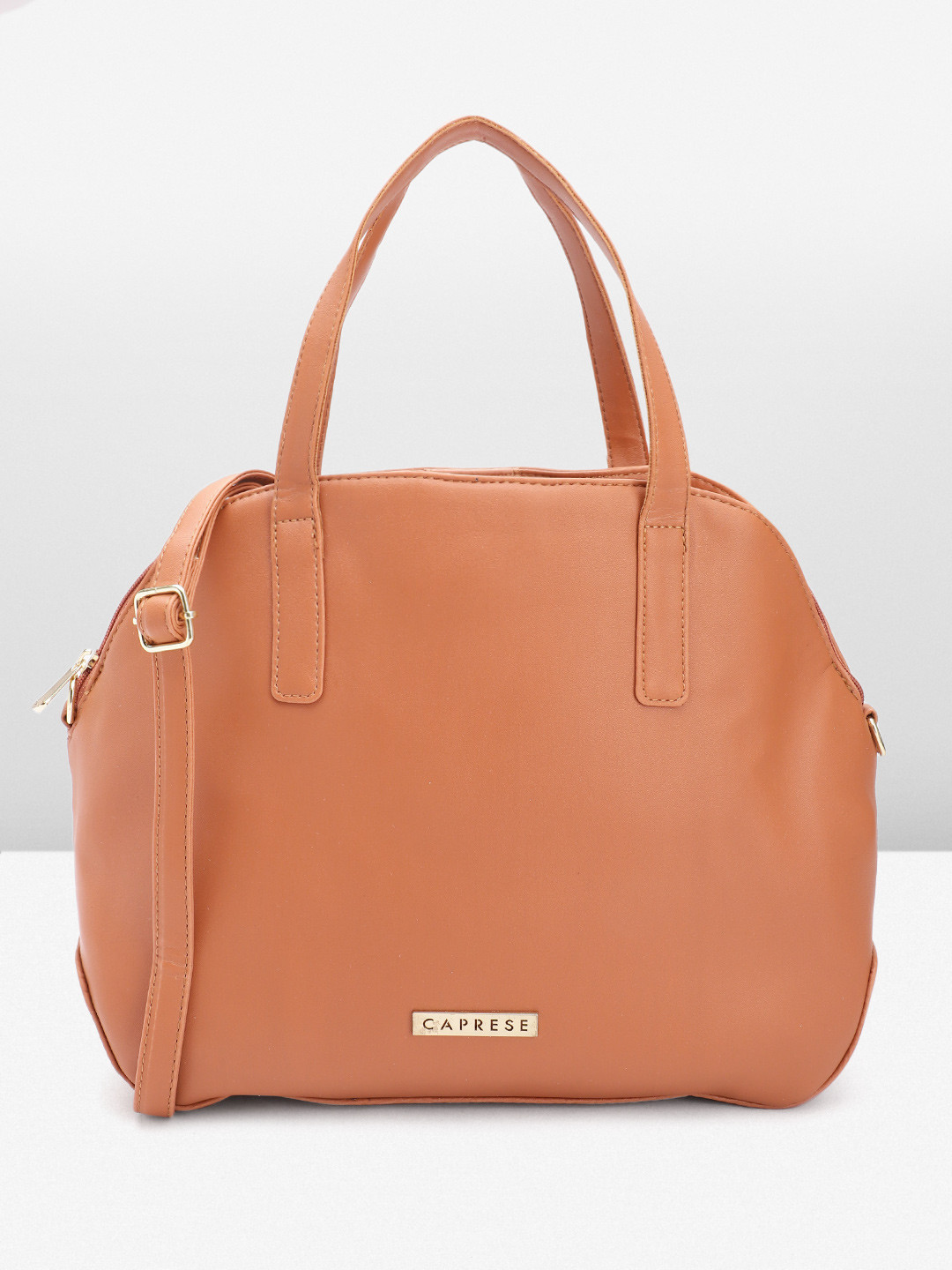 

Caprese Brown Structured Handheld Bag