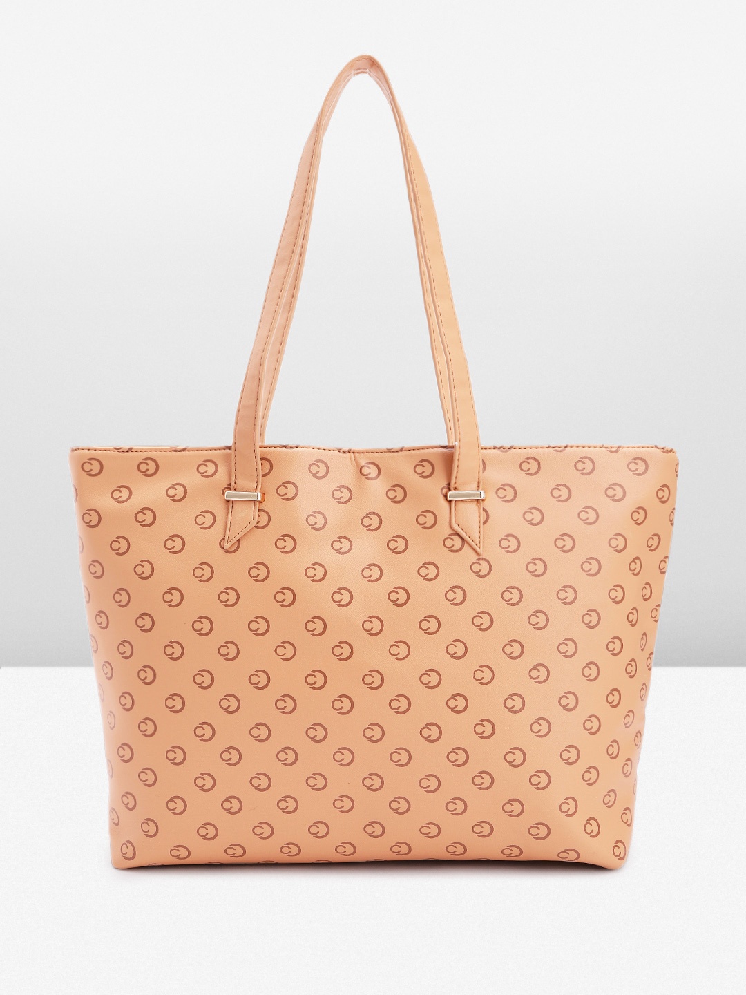 

Caprese Printed Shoulder Bag, Peach