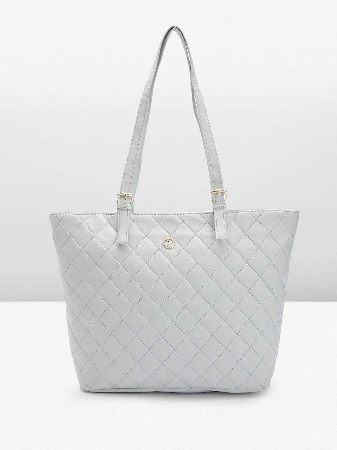 

Caprese Structured Shoulder Bag with Quilted Detail, Blue