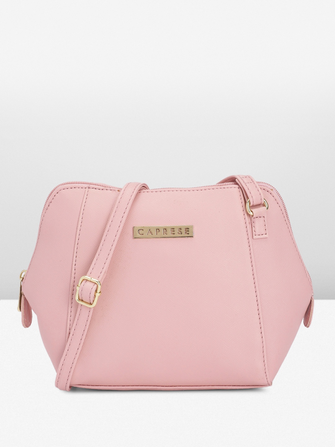 

Caprese Structured Sling Bag, Pink