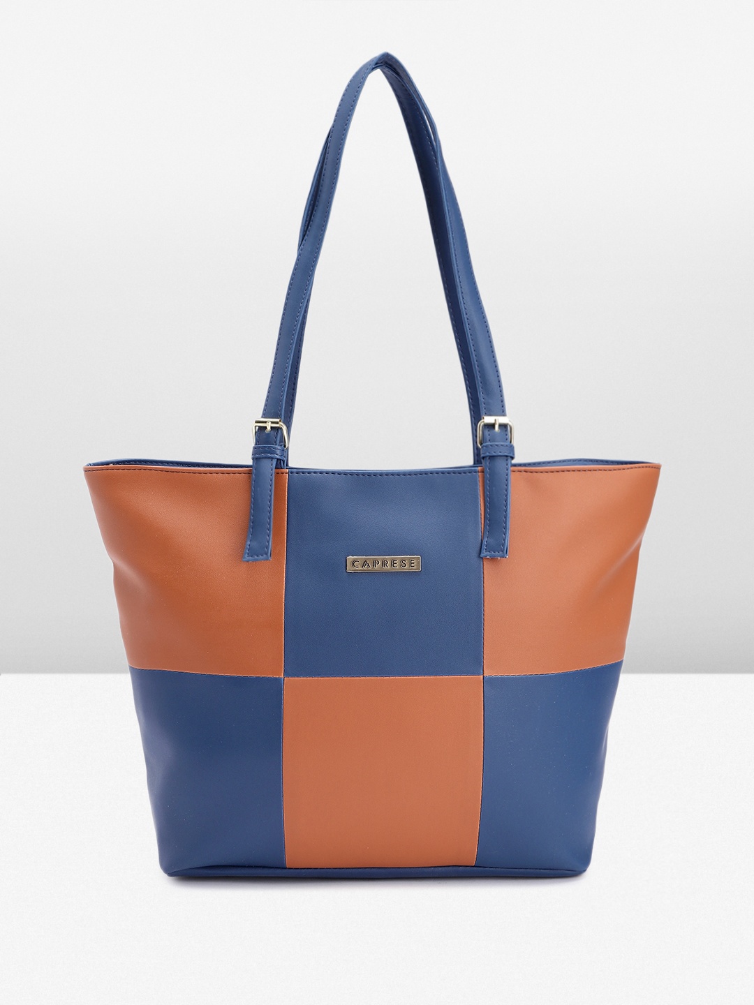 

Caprese Women Colourblocked Shoulder Bag, Navy blue