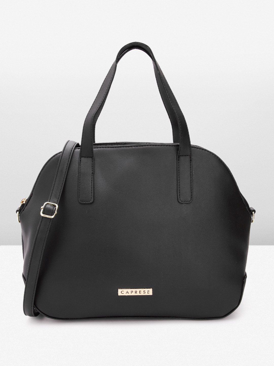 

Caprese Structured Handheld Bag, Black
