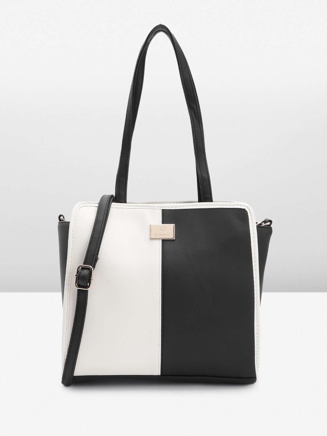 

Caprese RIVER Colourblocked Shoulder Bag, Black