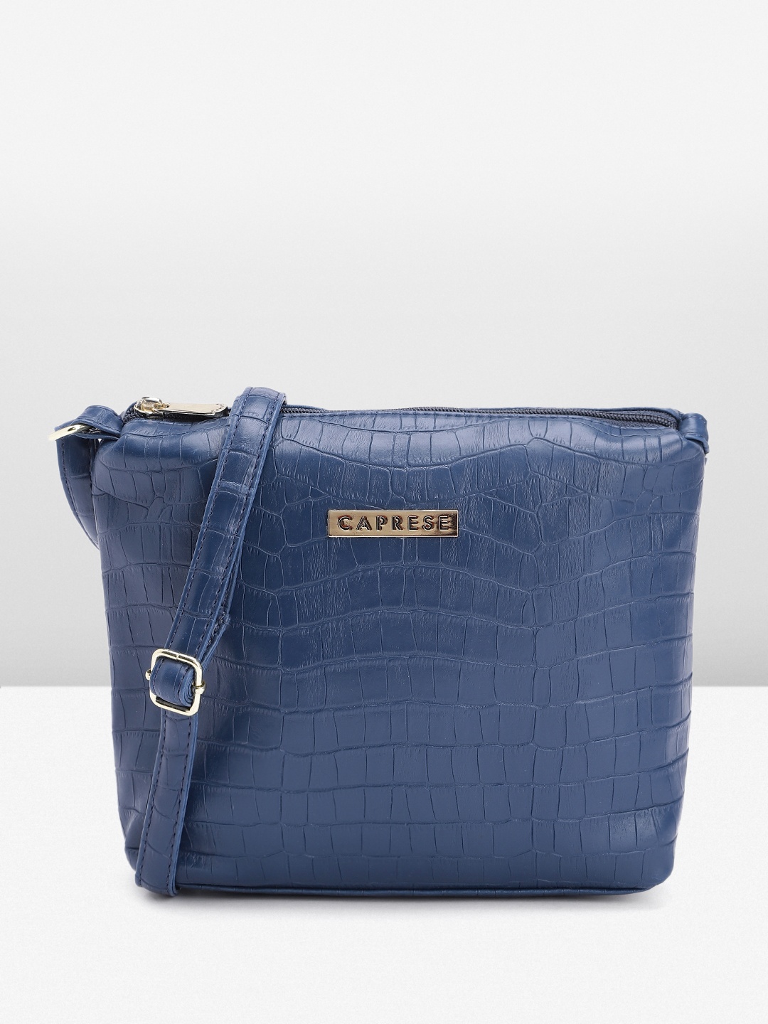 

Caprese Women Textured Sling Bag, Blue