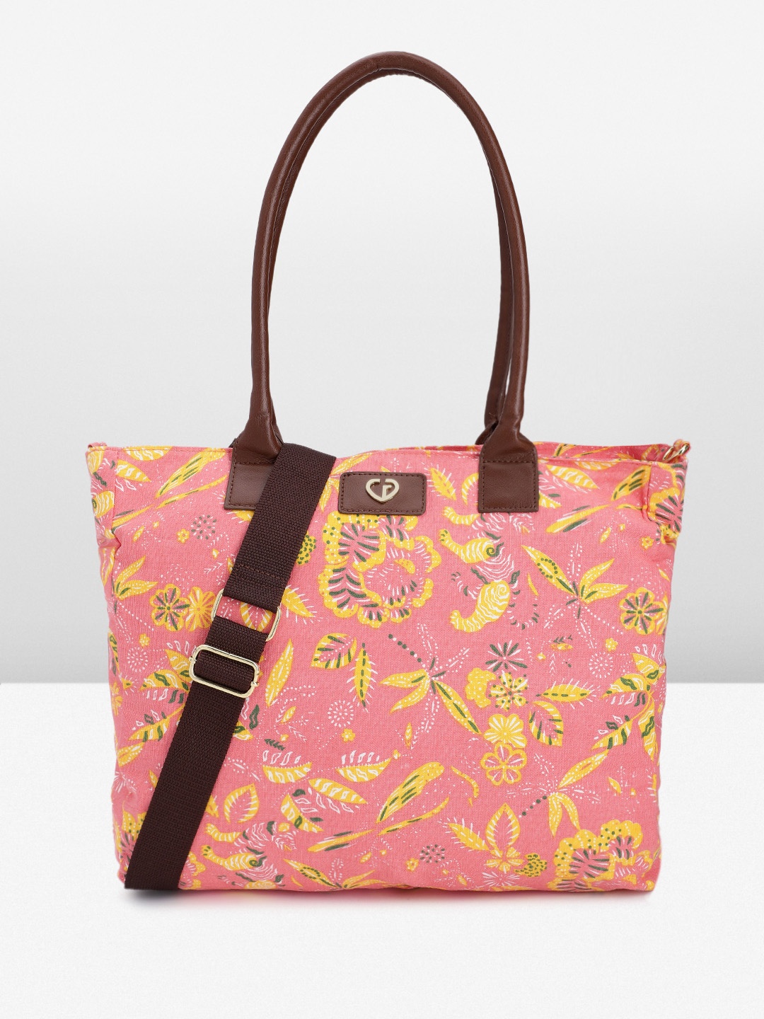 

Caprese Women Printed Shoulder Bag, Coral