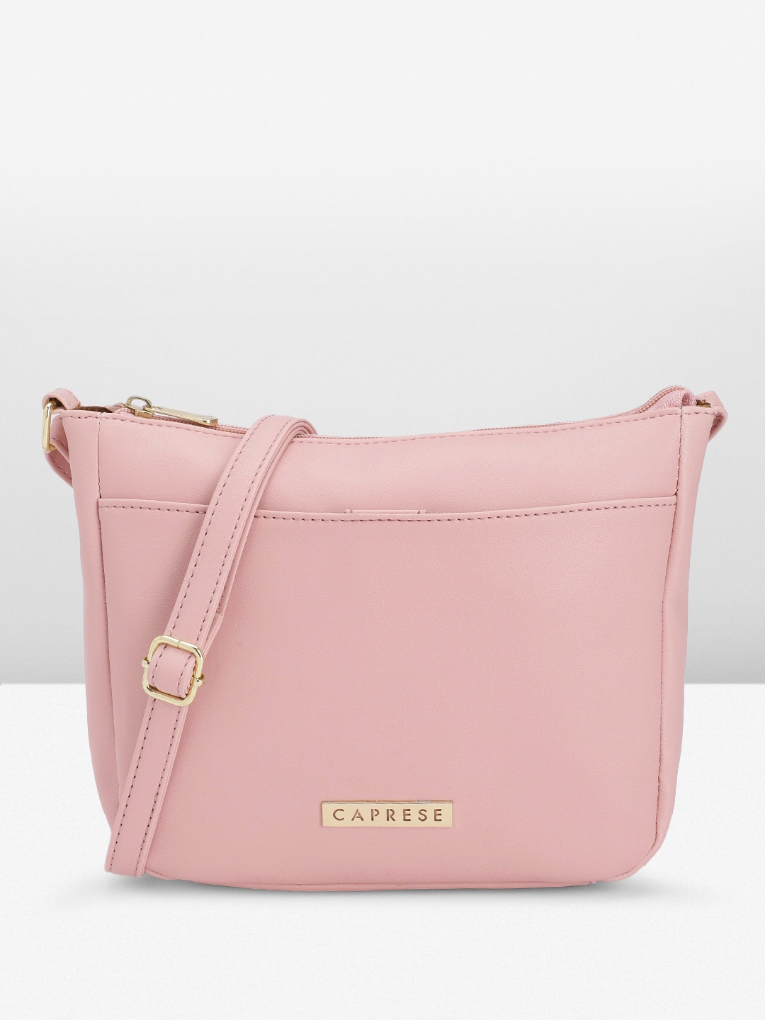

Caprese Structured Sling Bag, Pink