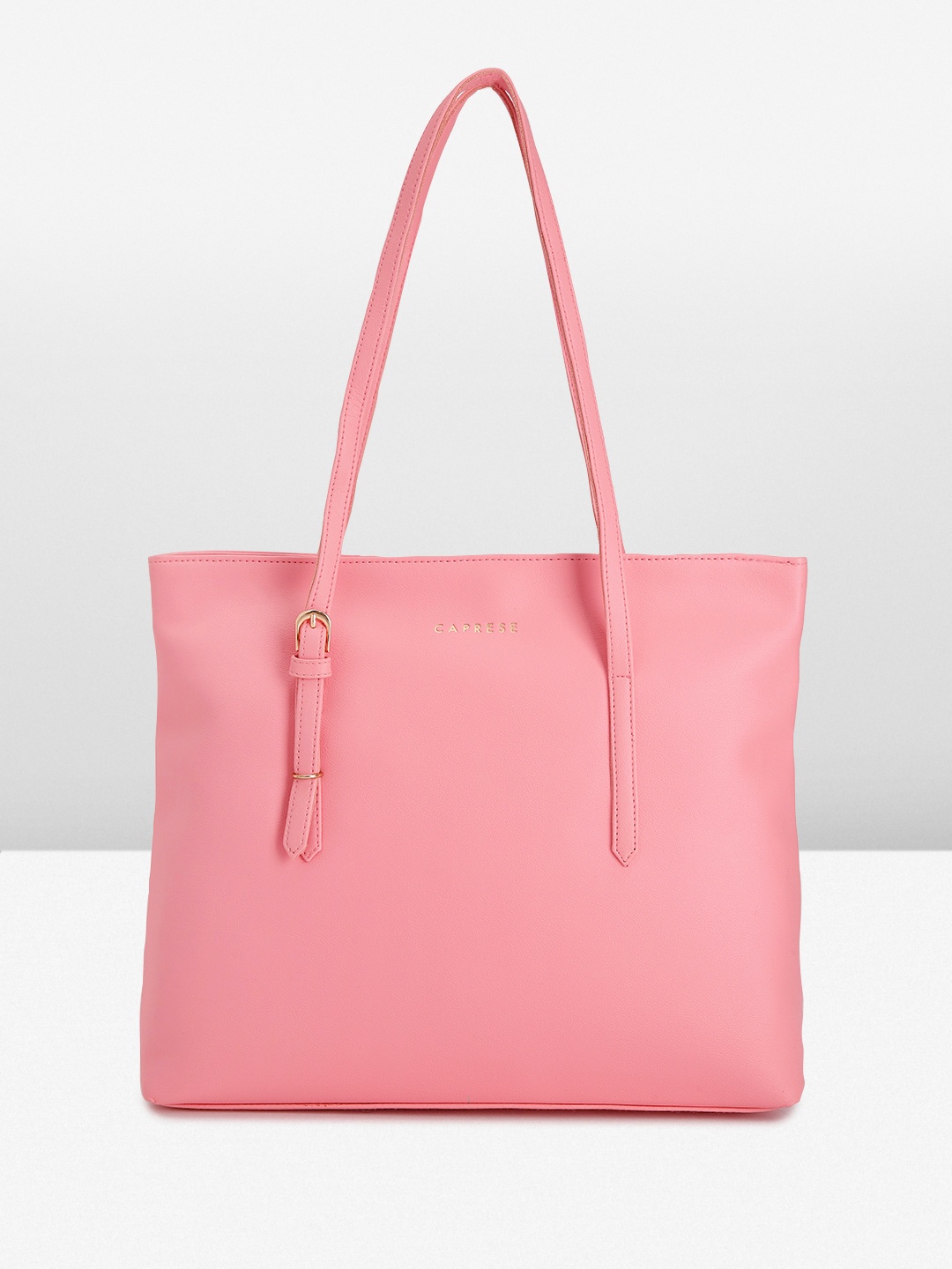 

Caprese Solid Structured Shoulder Bag, Pink
