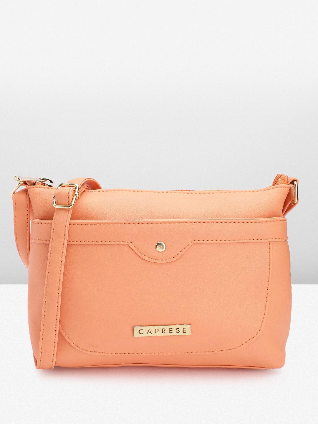 

Caprese Structured Sling Bag, Coral
