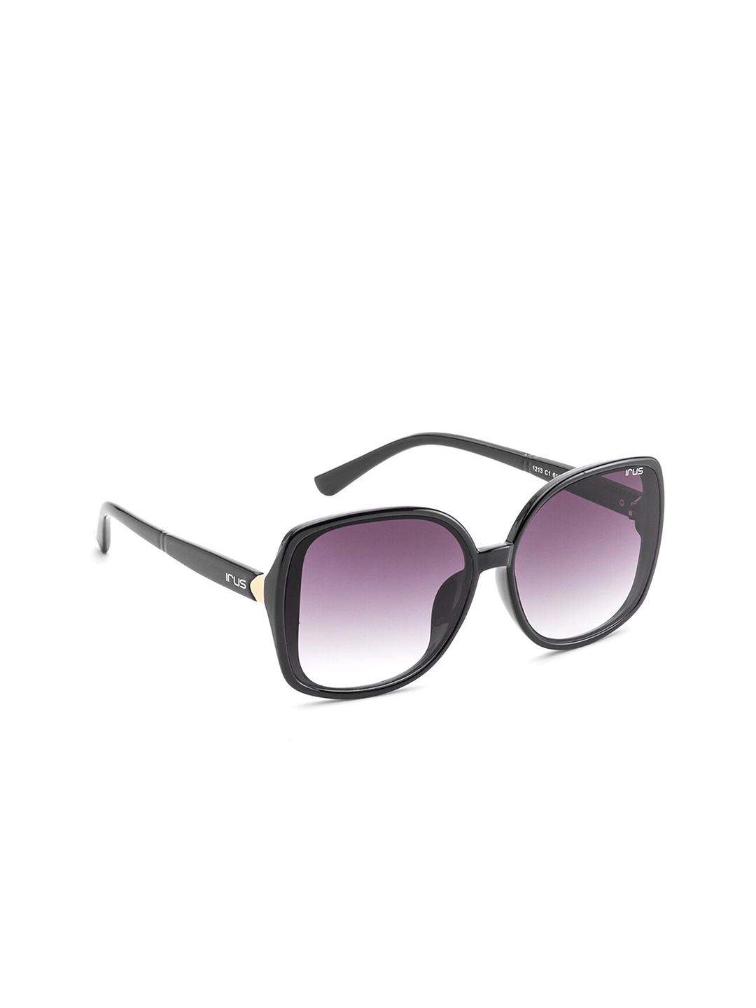 

IRUS by IDEE Women Square Sunglasses with UV Protected Lens IRS1213C1SG, Grey