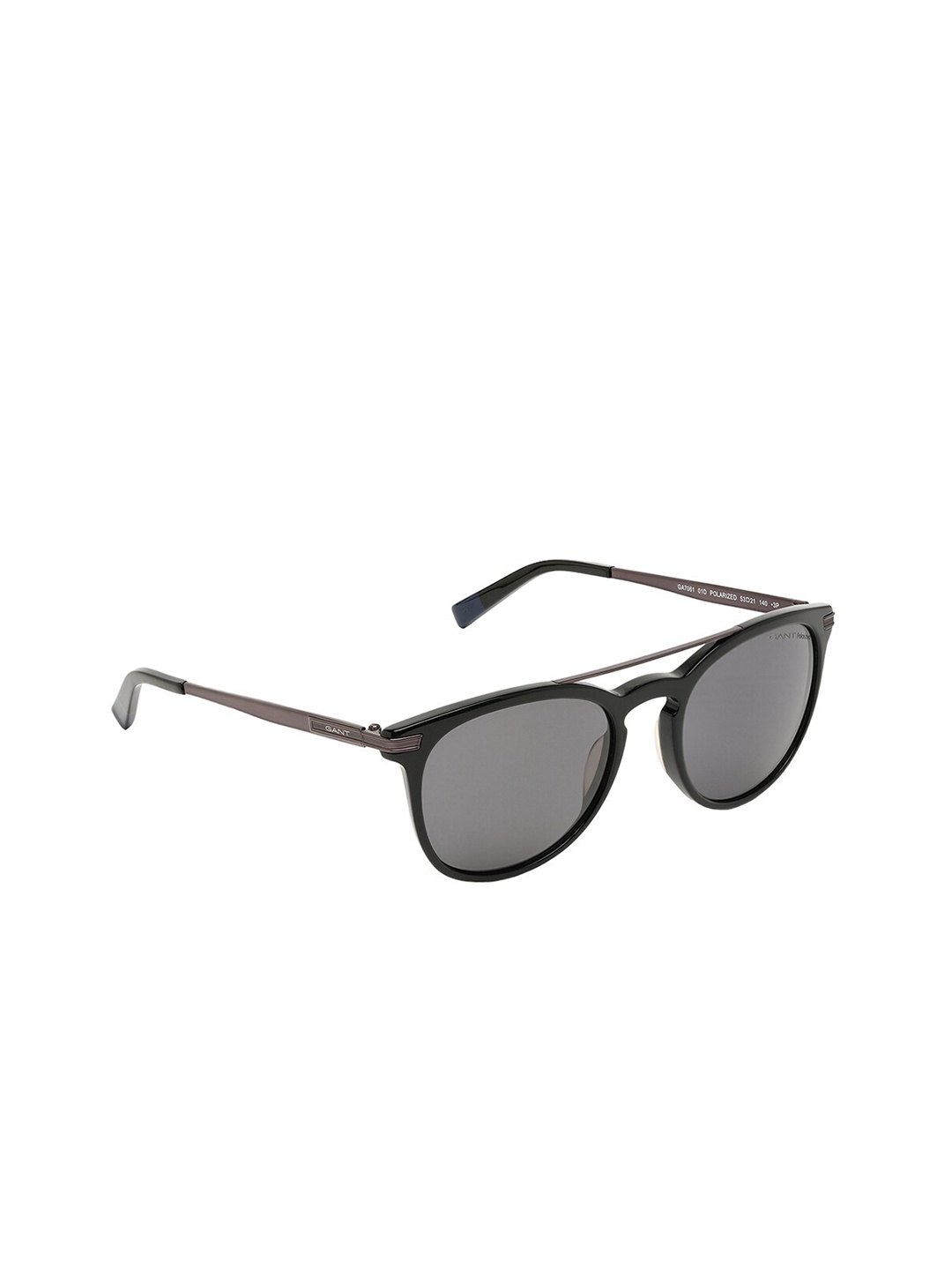 

GANT Men Browline Sunglasses with UV Protected Lens, Black