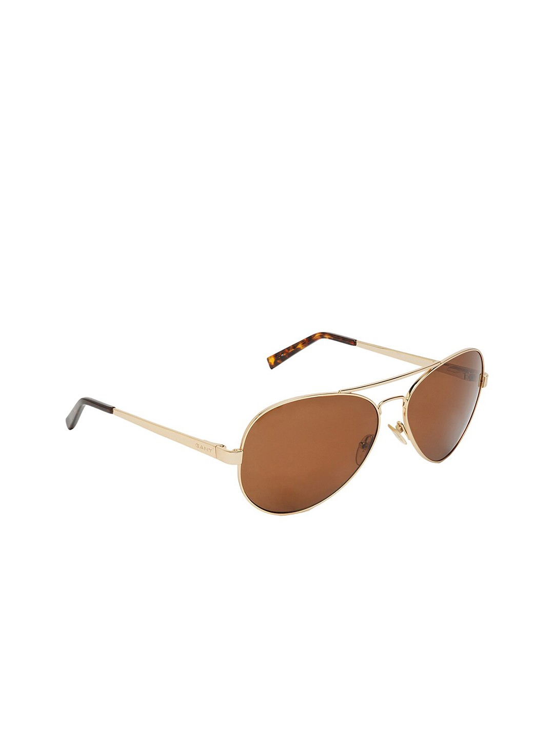 

GANT Men Aviator Sunglasses with UV Protected Lens GS JERO GLD 1P, Brown