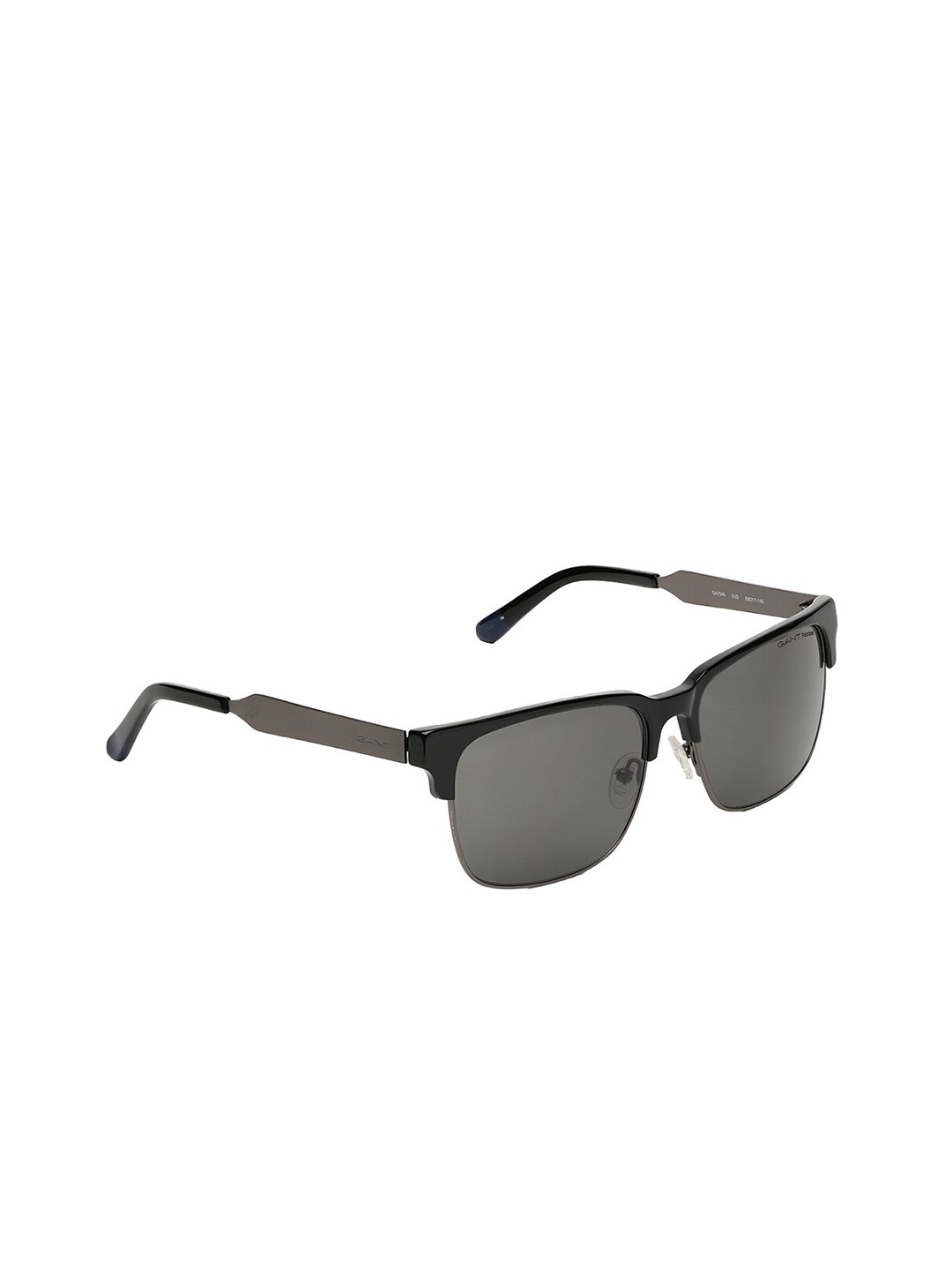 

GANT Men Rectangle Sunglasses With UV Protected Lens, Black