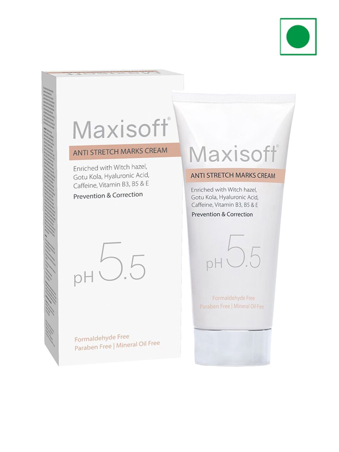 

Maxisoft Anti Stretch Mark Cream with Witch Hazel Gotu Kola - 100 g, White