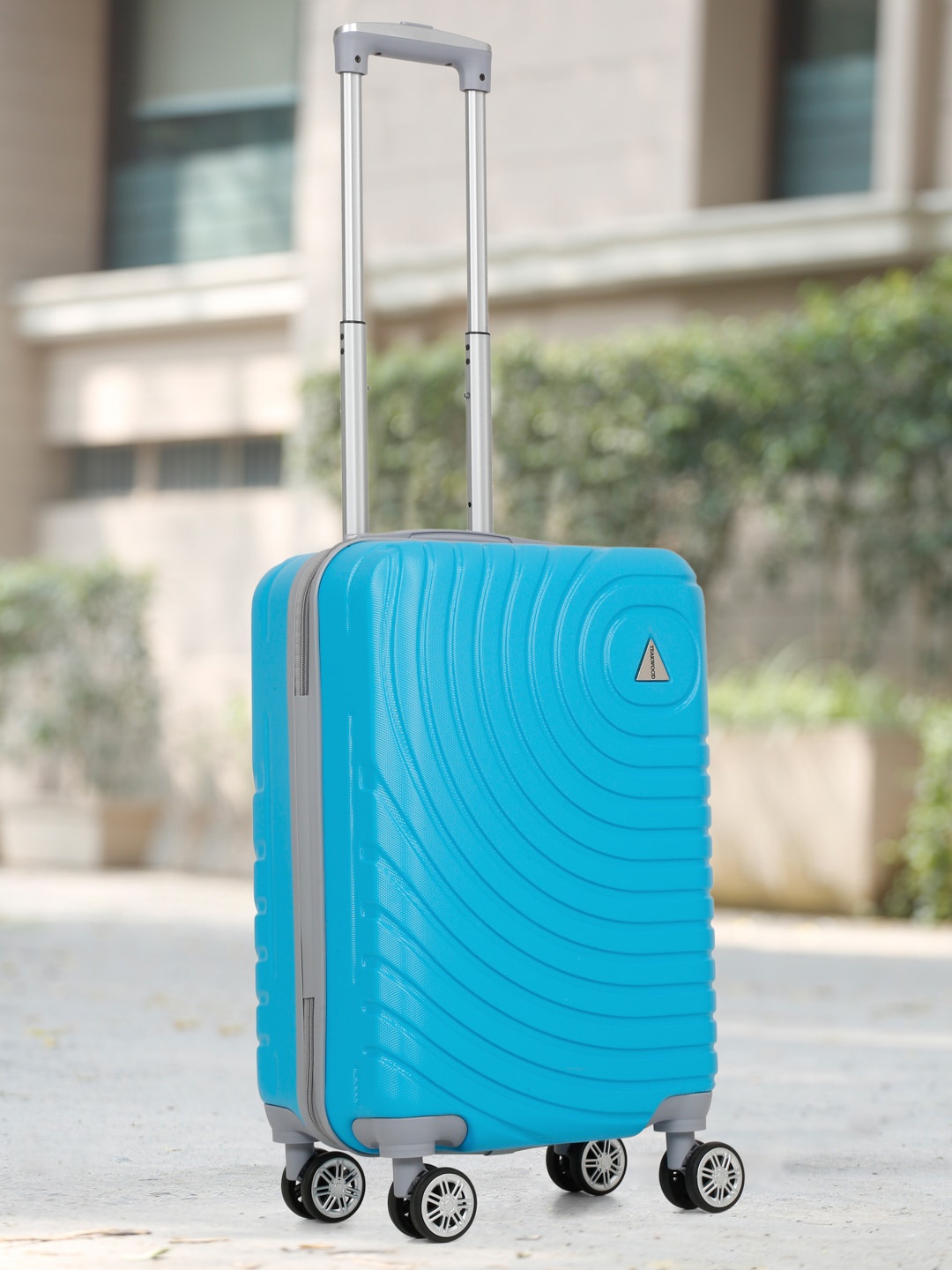 

Teakwood Leathers Hard-Sided Cabin Trolley Bag 57 cm, Turquoise blue