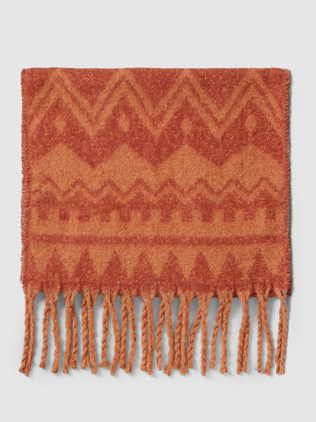 

ONLY Self Design Scarf, Orange