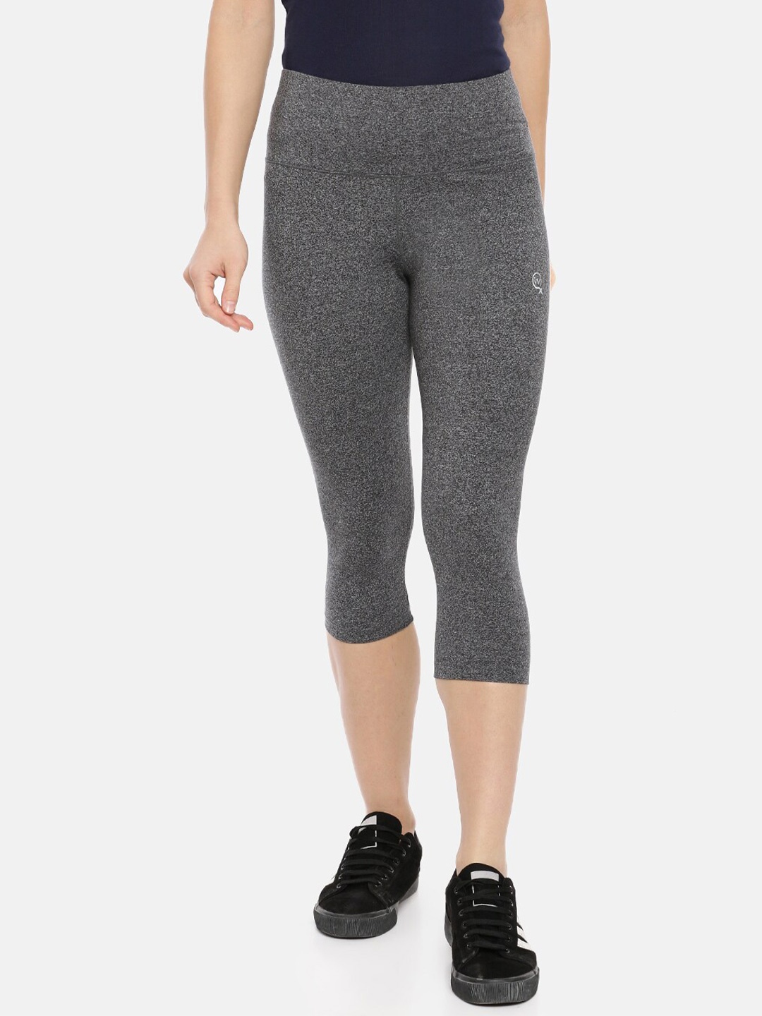 

Macrowoman W-Series High Rise Regular Fit Capris, Charcoal