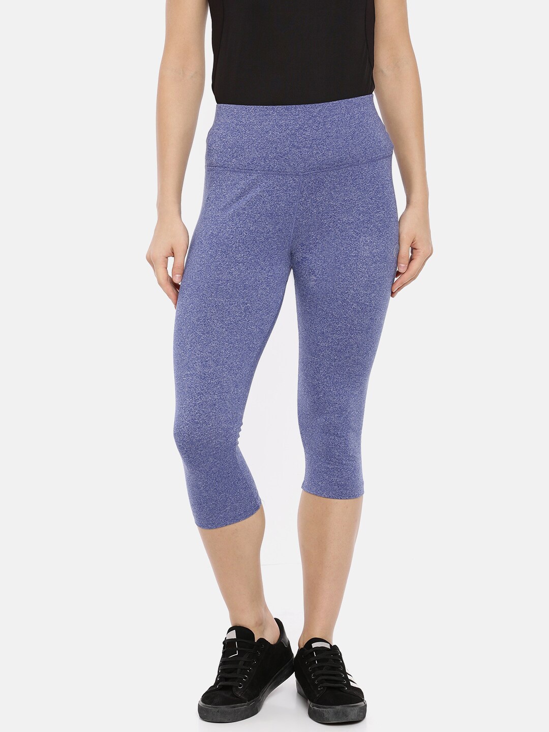 

Macrowoman W-Series High Rise Regular Fit Capris, Blue