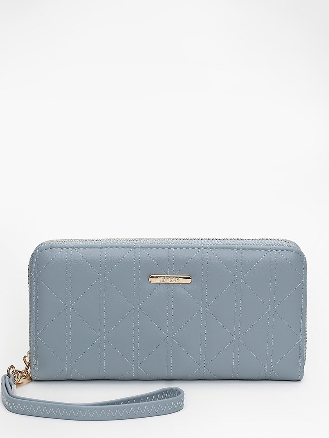 

Ginger by Lifestyle Women Zip Around Wallet, Blue