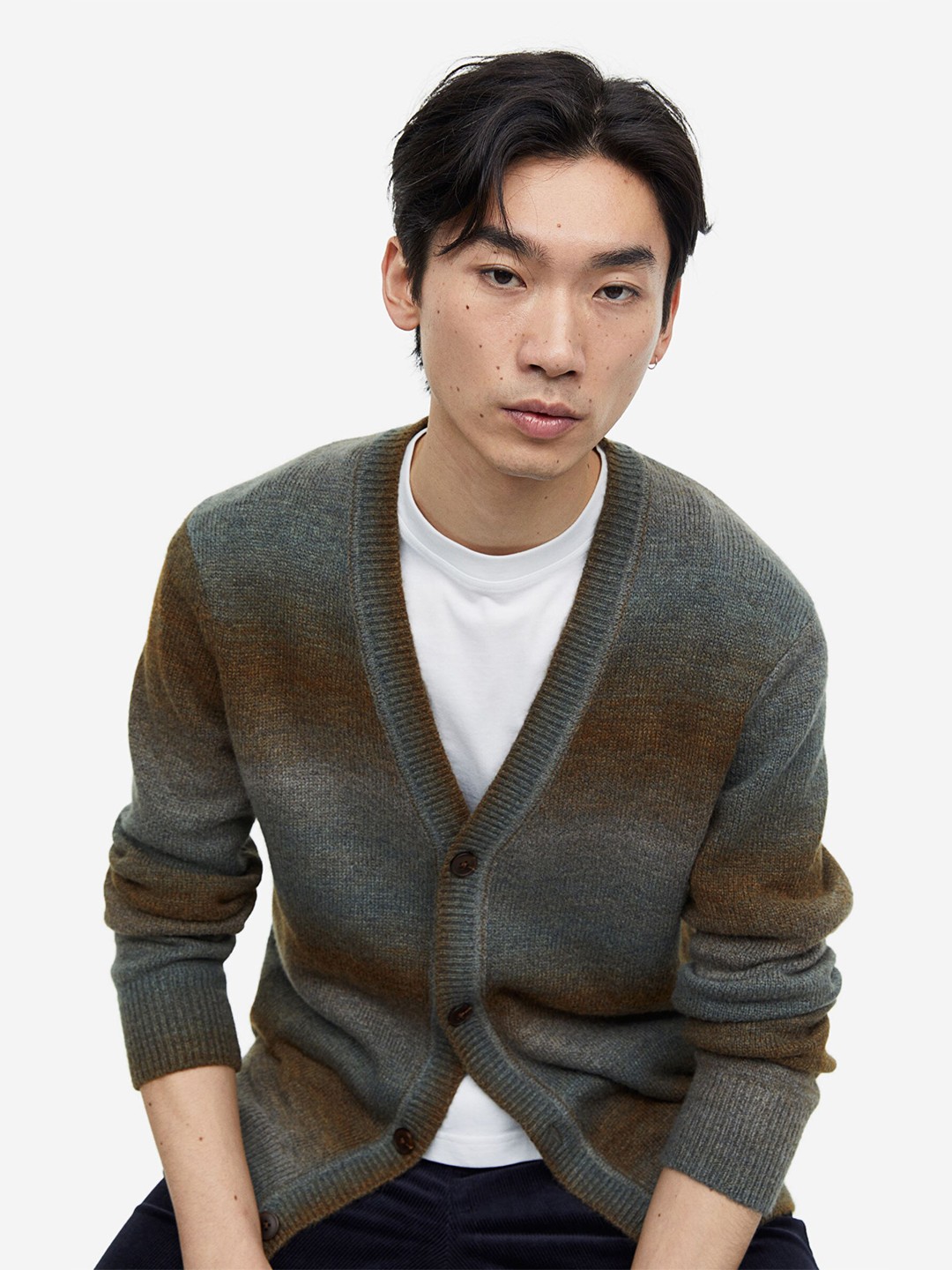 

H&M Regular Fit Cardigan, Brown