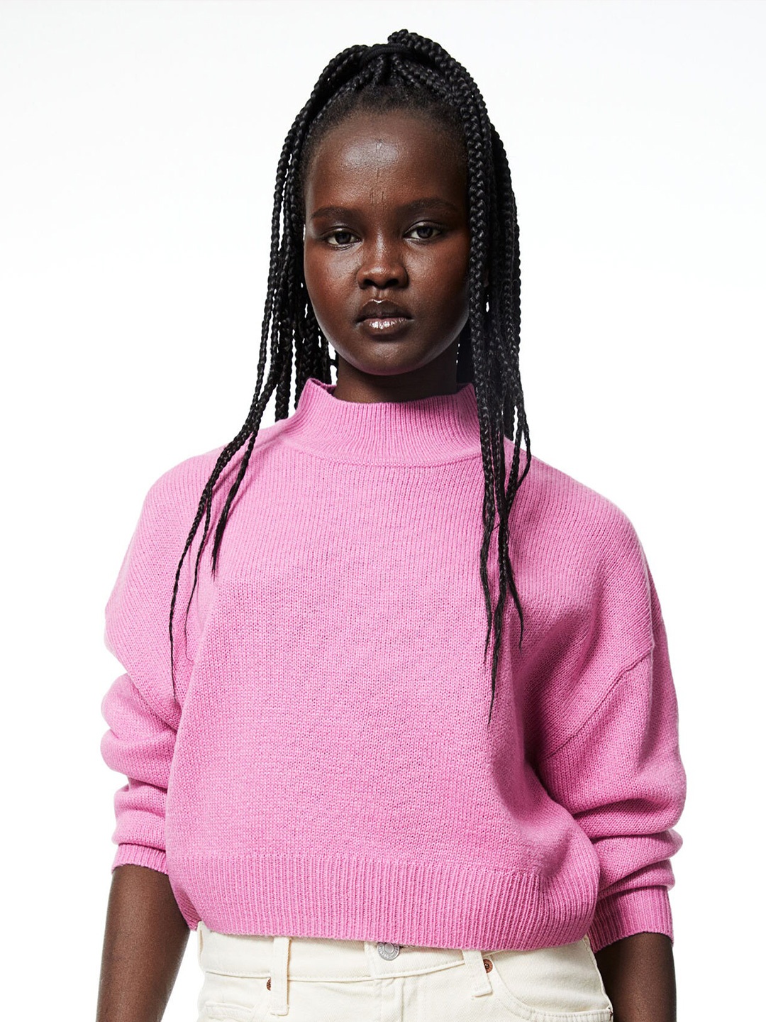 

H&M Acrylic Jumper, Pink