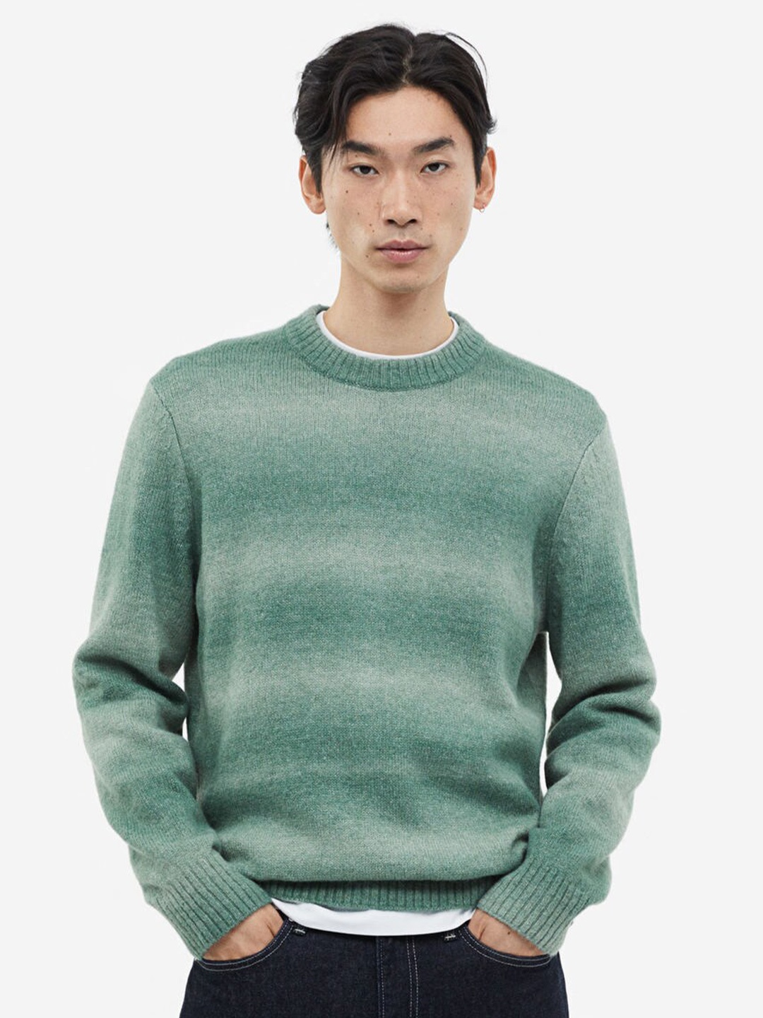 

H&M Regular Fit Jumper, Green