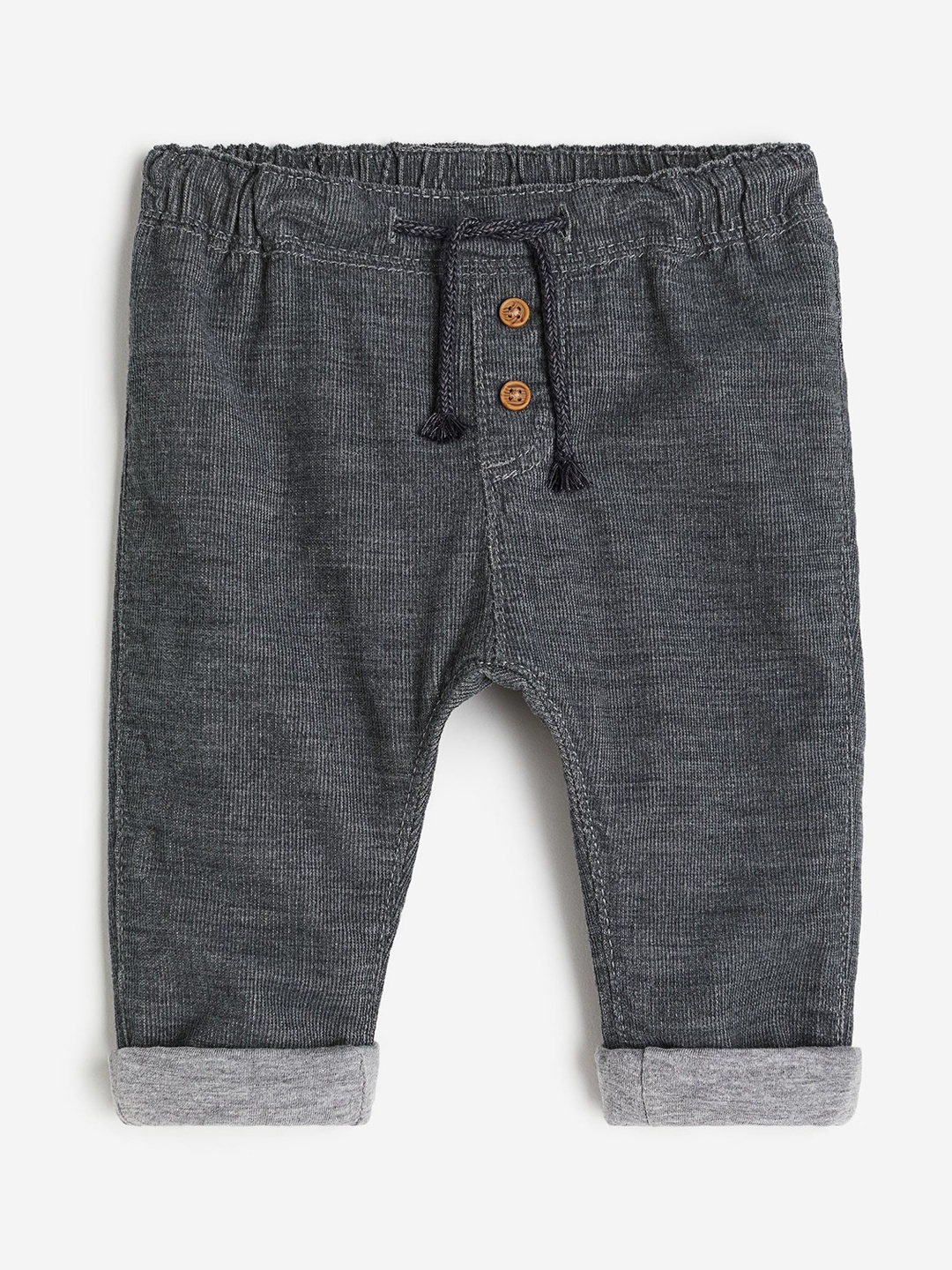 

H&M Boys Fully Lined Corduroy Trousers, Grey
