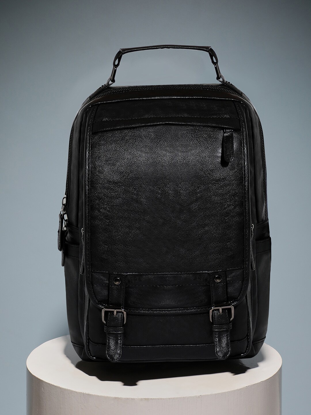 

French Accent The Urbanite Men Non-Padded 18 Inch Laptop Backpack, Black