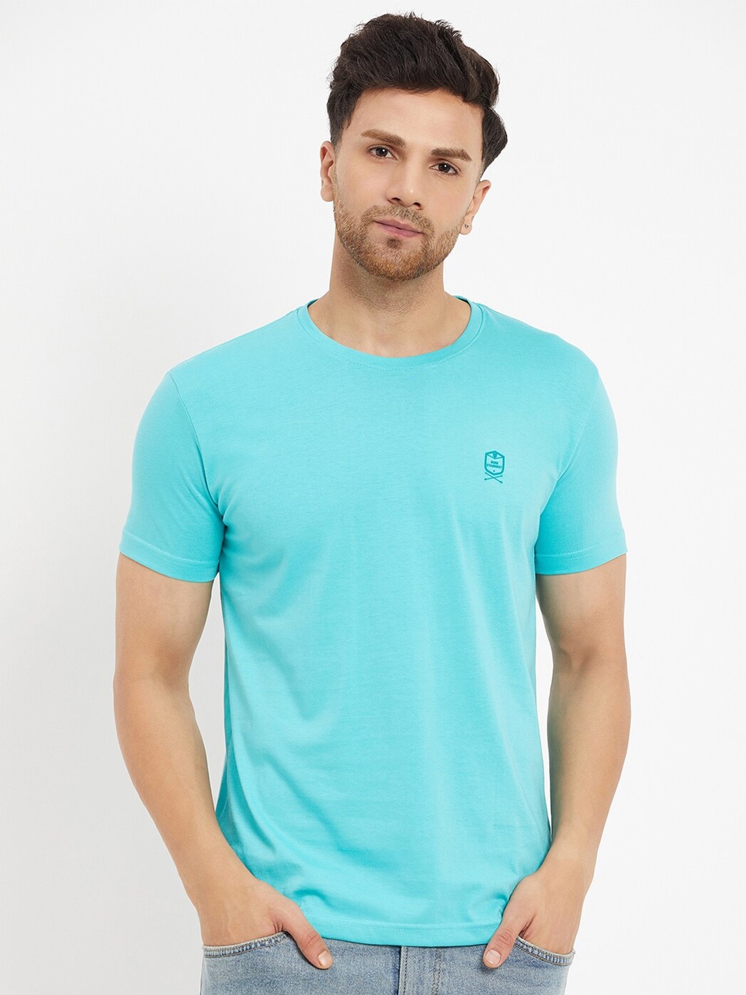 

Duke Short Sleeves Slim Fit Cotton T-shirt, Green