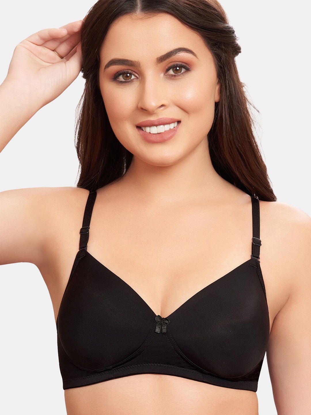 

SKDREAMS Full Coverage Heavily Padded T-shirt Bra, Black