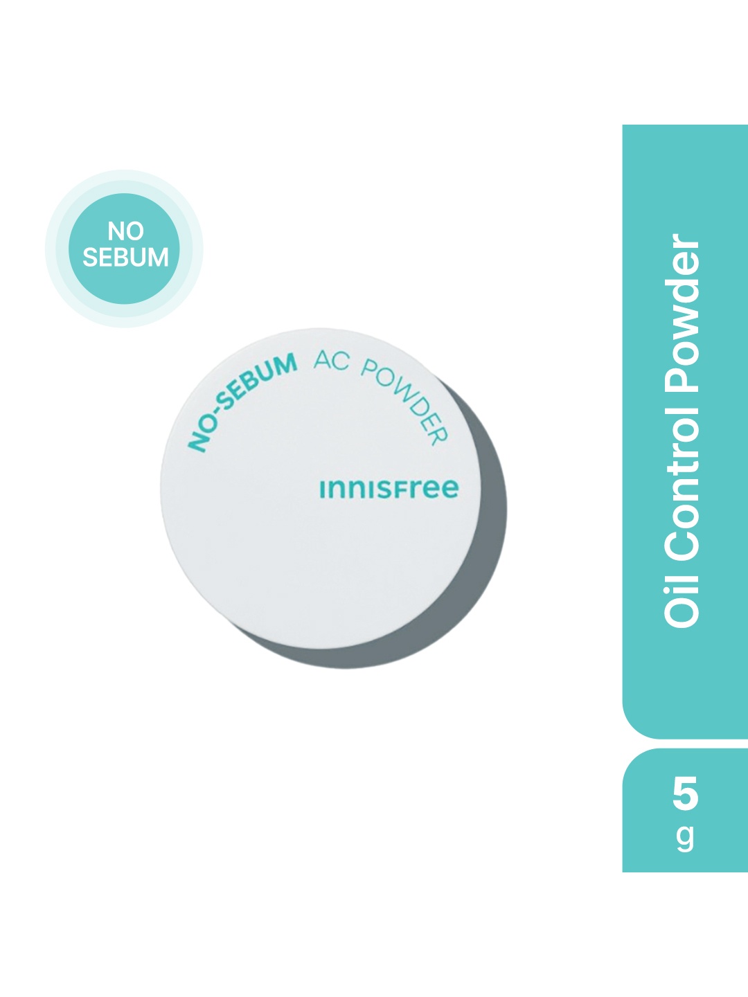 

Innisfree No Sebum AC Powder - 5g, White