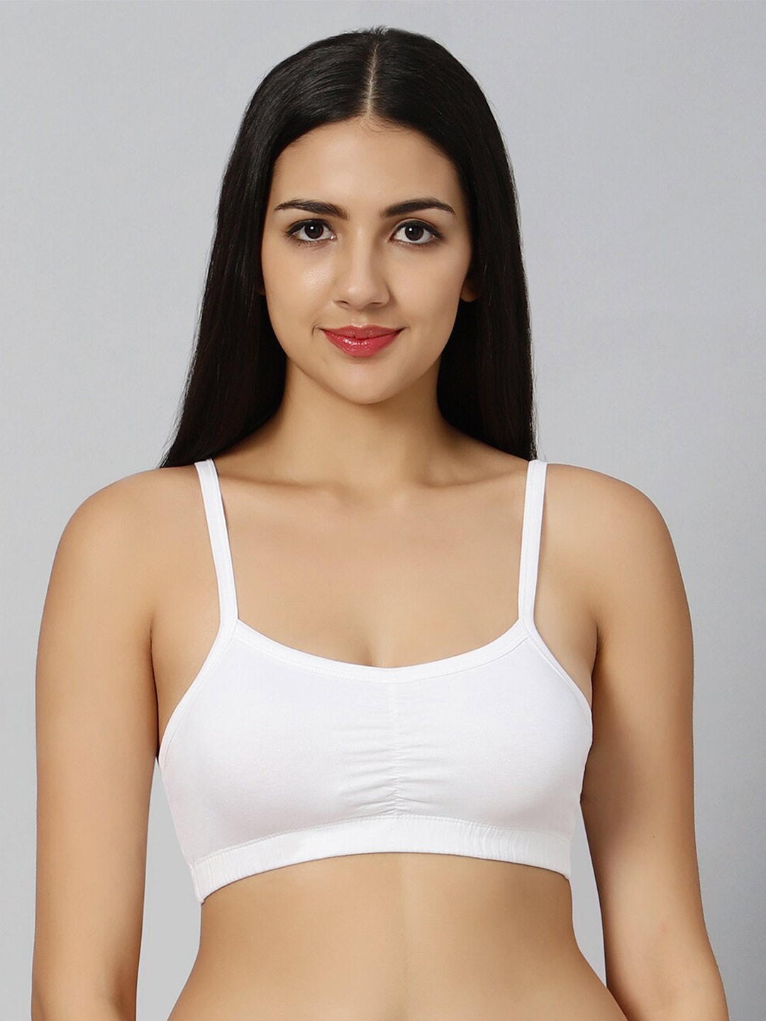 

Bluenixie Full Coverage Anti Bacterial Bra, White