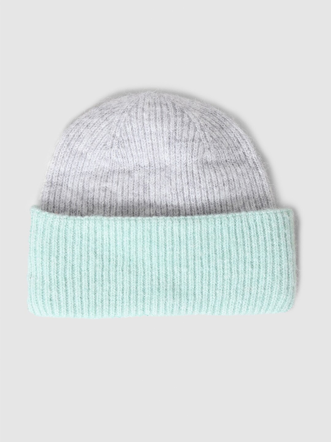 

ONLY Women Colourblocked Beanie, Green