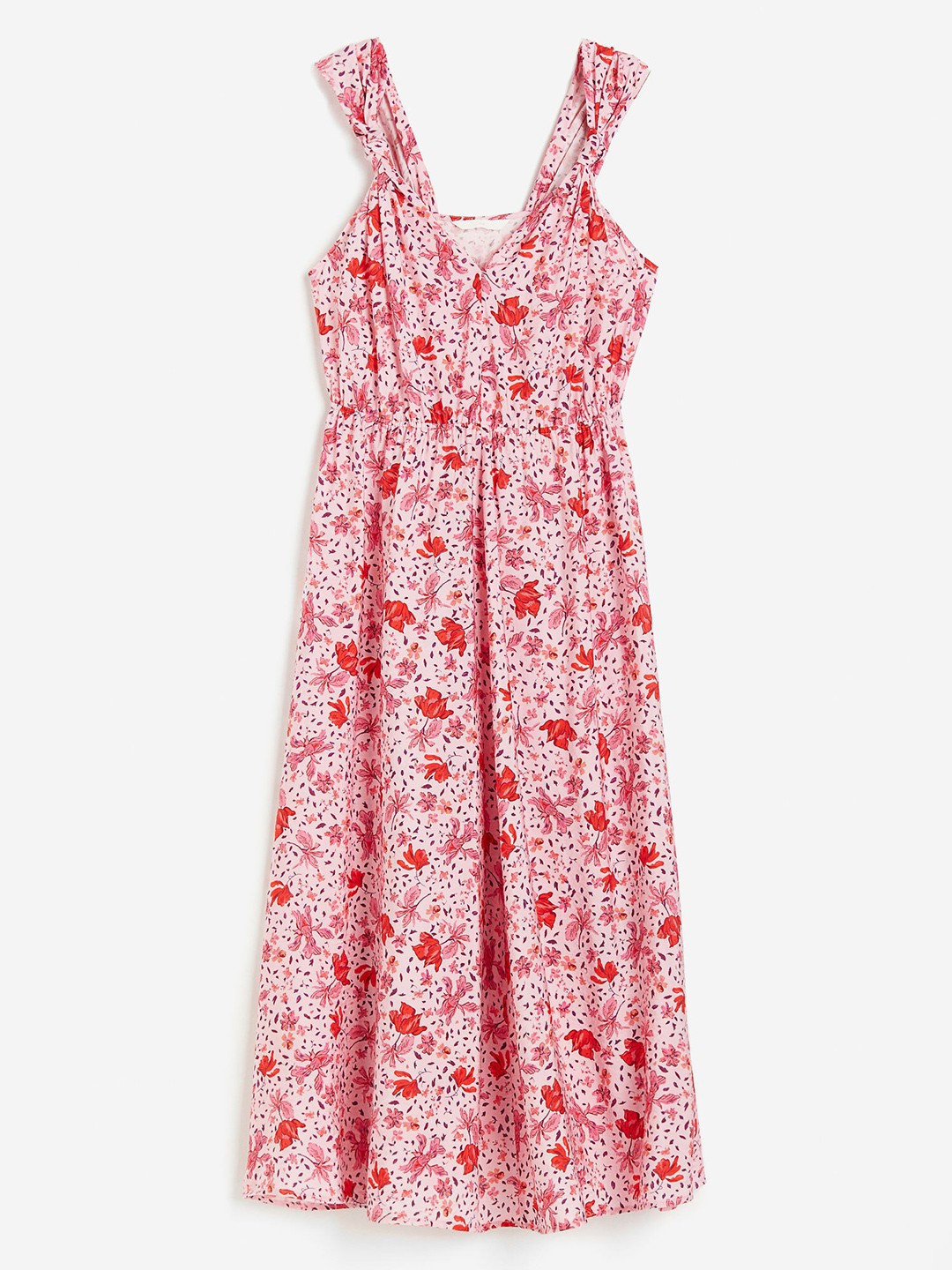

H&M Knot-Detail Dress, Pink