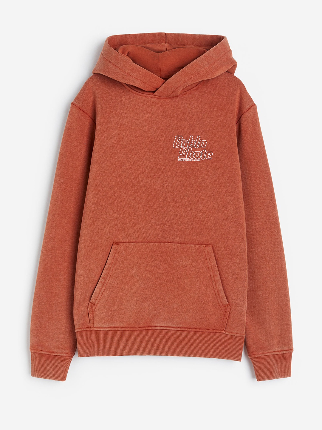 

H&M Boys Printed Hoodie, Orange