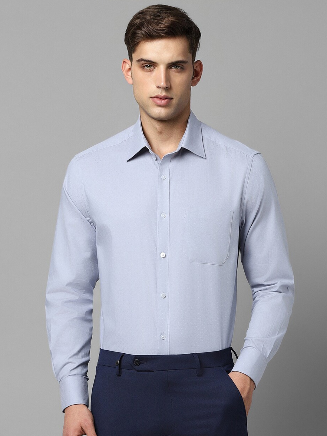 

Louis Philippe Opaque Formal Shirt, Blue