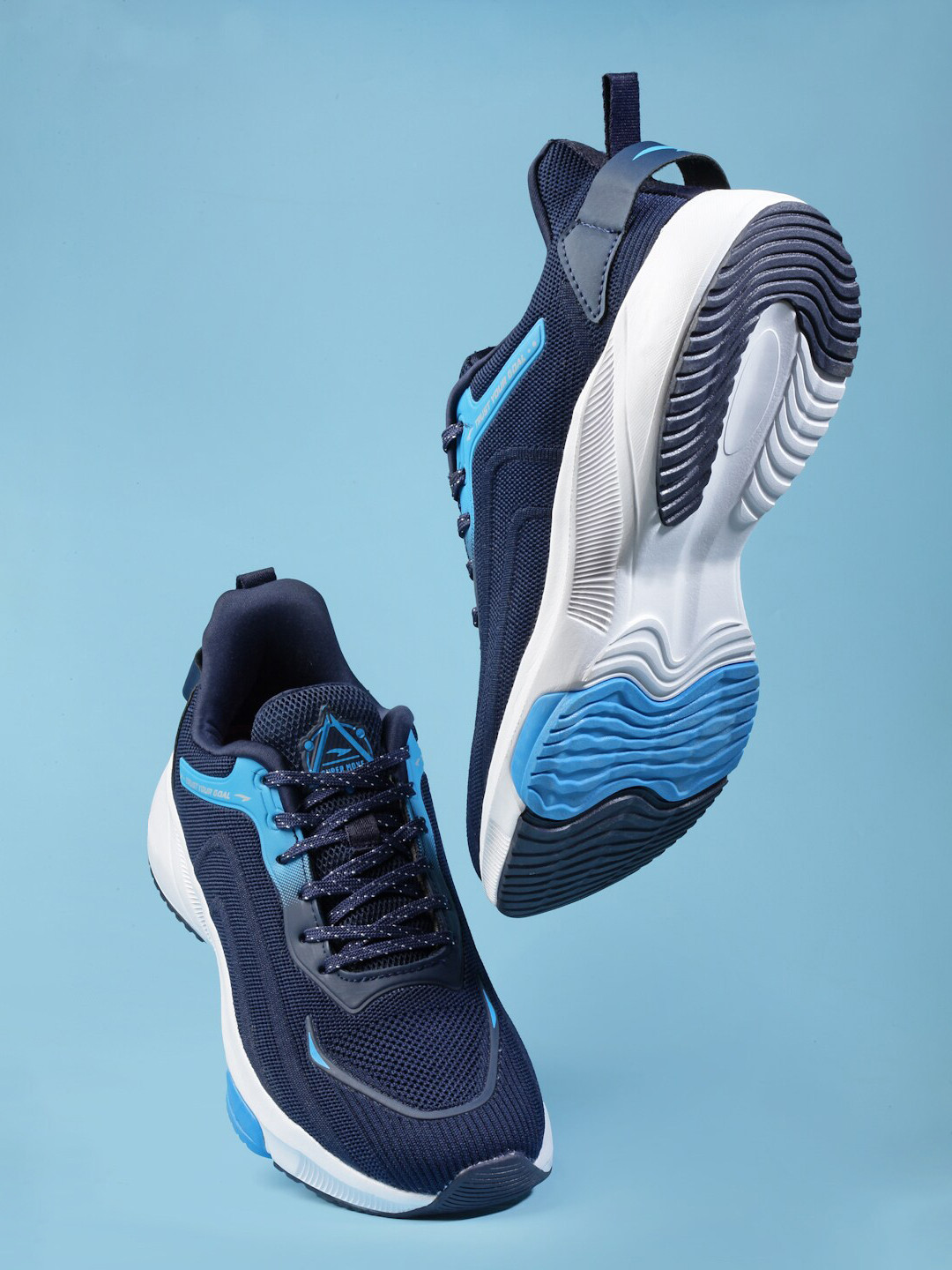 

ASIAN Men Highway Running Shoes, Navy blue