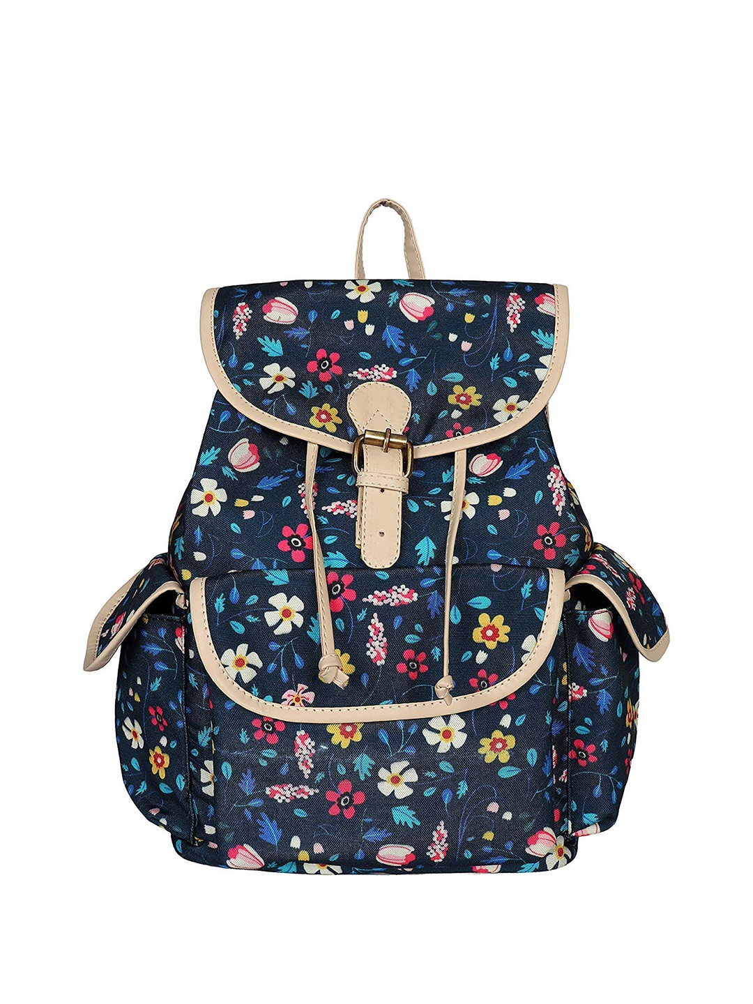 

Anouk Blue Floral Printed Backpack