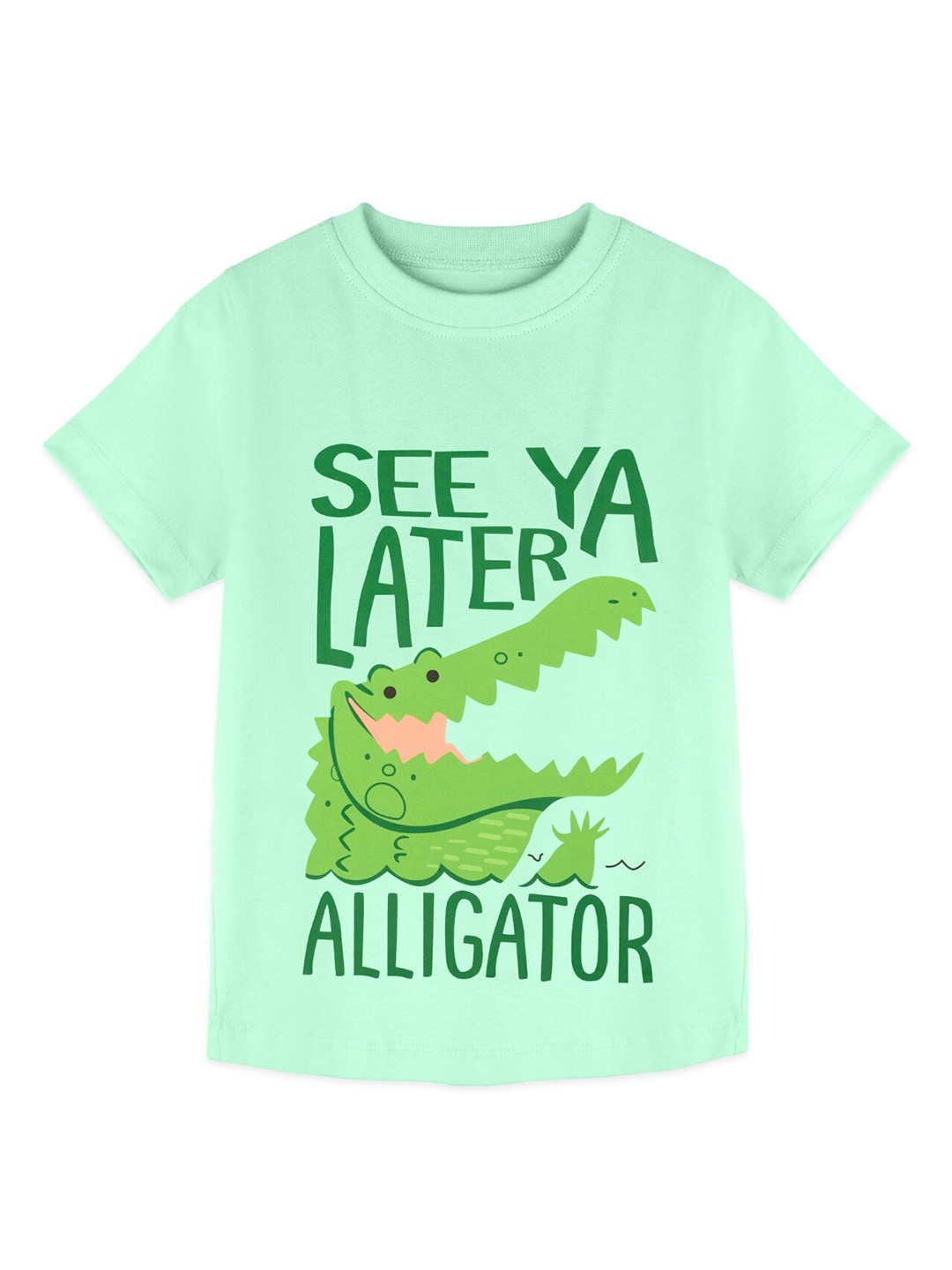 

ZIP ZAP ZOOP Boys Green Printed 3D Grip T-shirt