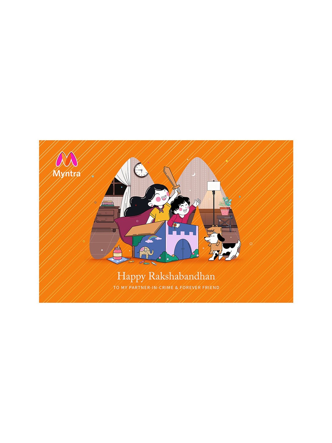 

Myntra Physical Gift Card, Yellow